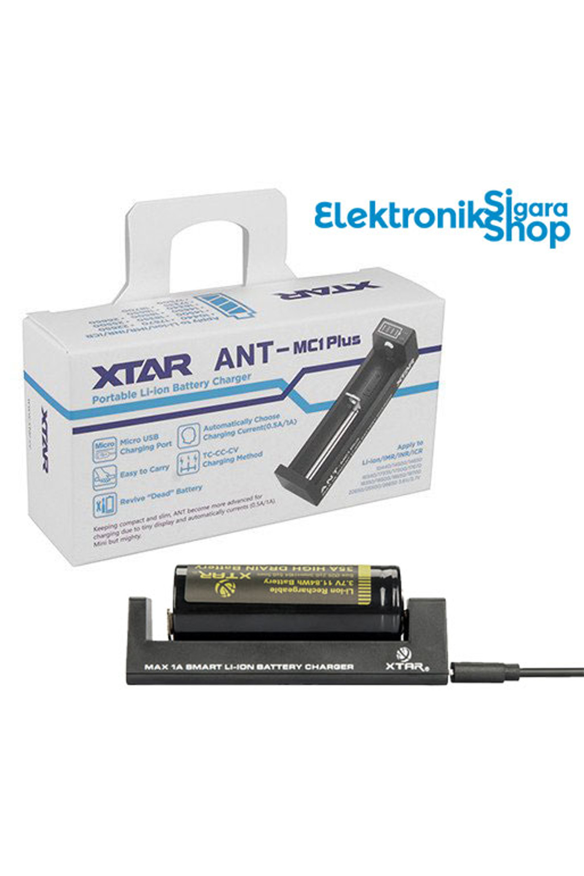 Xtar MC1 Plus 18650 Pil Şarj Cihazı