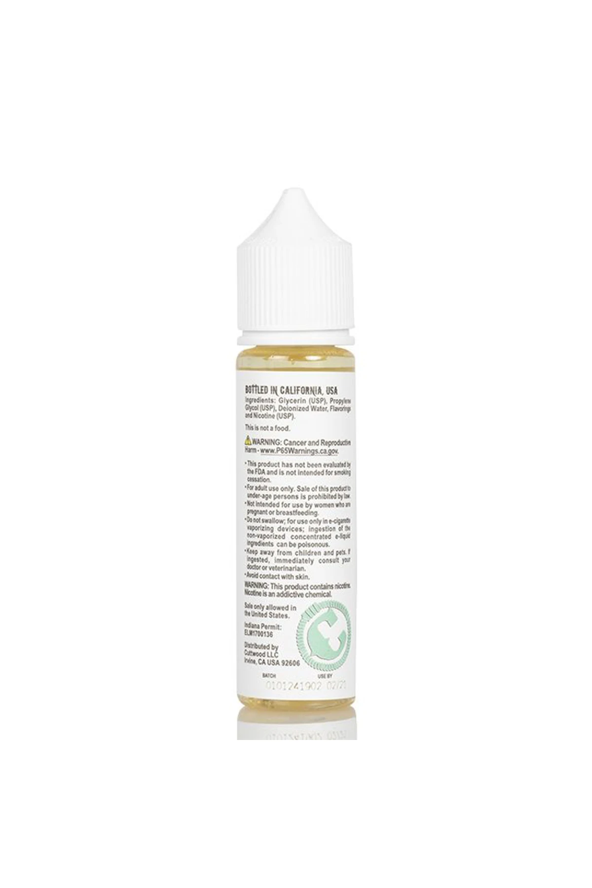 CuttWood Manic Mint 60ML