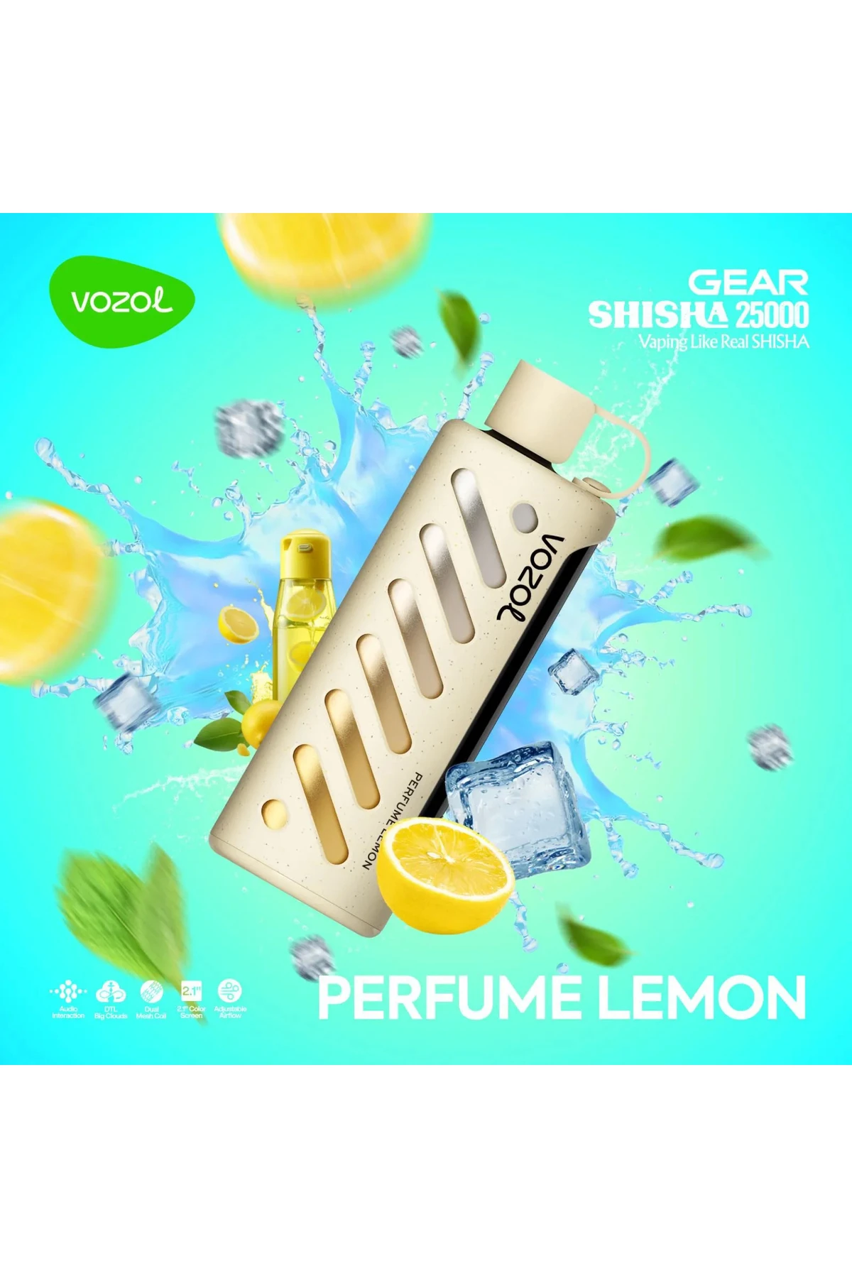 VOZOL GEAR 25000 Perfume Lemon