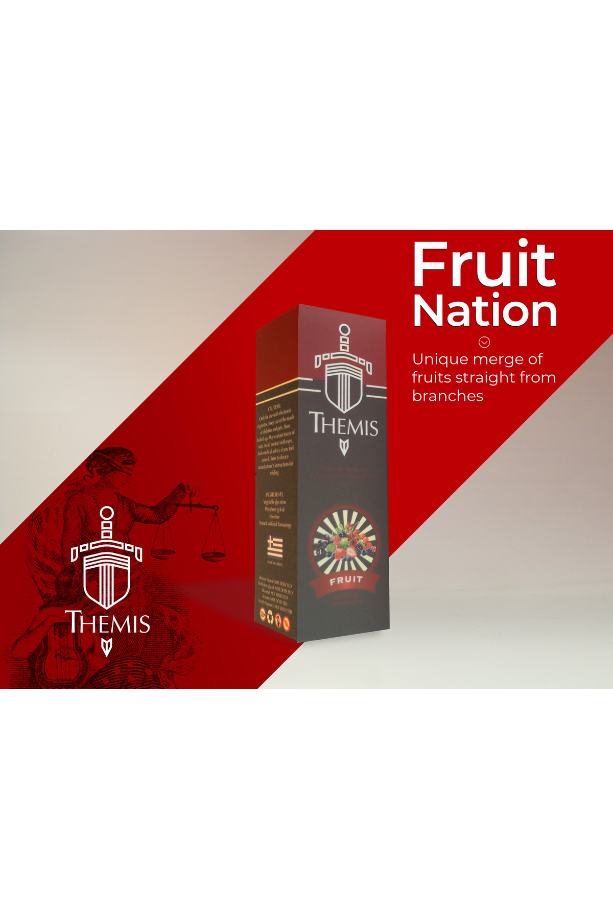 Themis Premium e-Liquid - Fruit Nation Elektronik Sigara Likiti (30 ml)