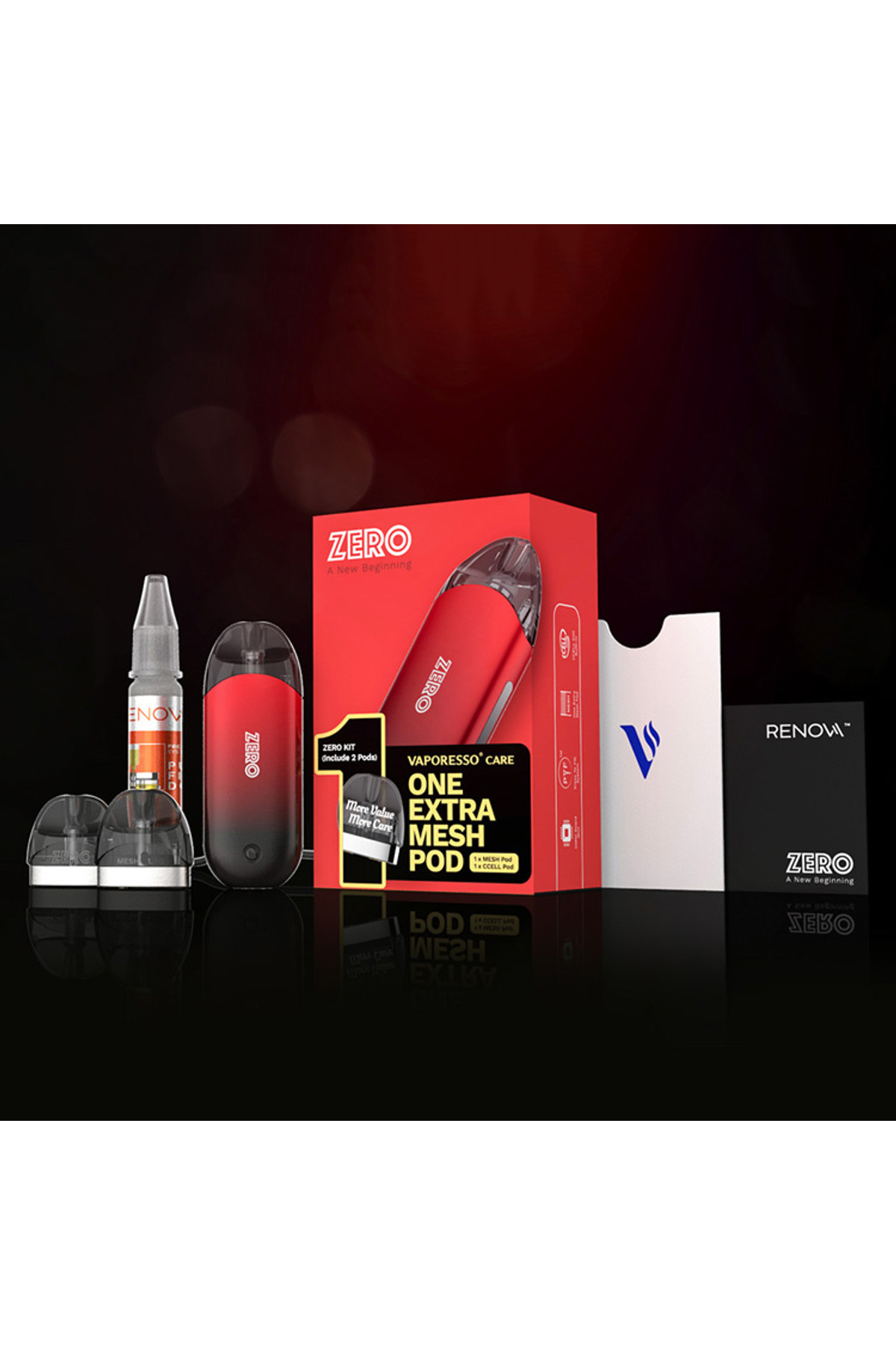 Vaporesso Renova Zero Pod 650mAh (+1 Mesh Kartuş)