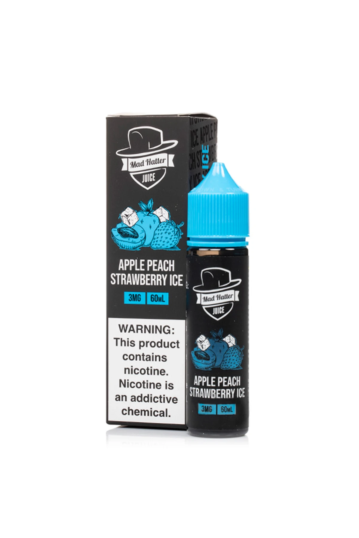 Mad Hatter Juice - Apple Peach Strawberry Ice (60mL) Likit