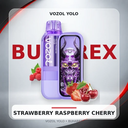 Vozol Yolo 40000 Strawberry Raspberry Cherry
