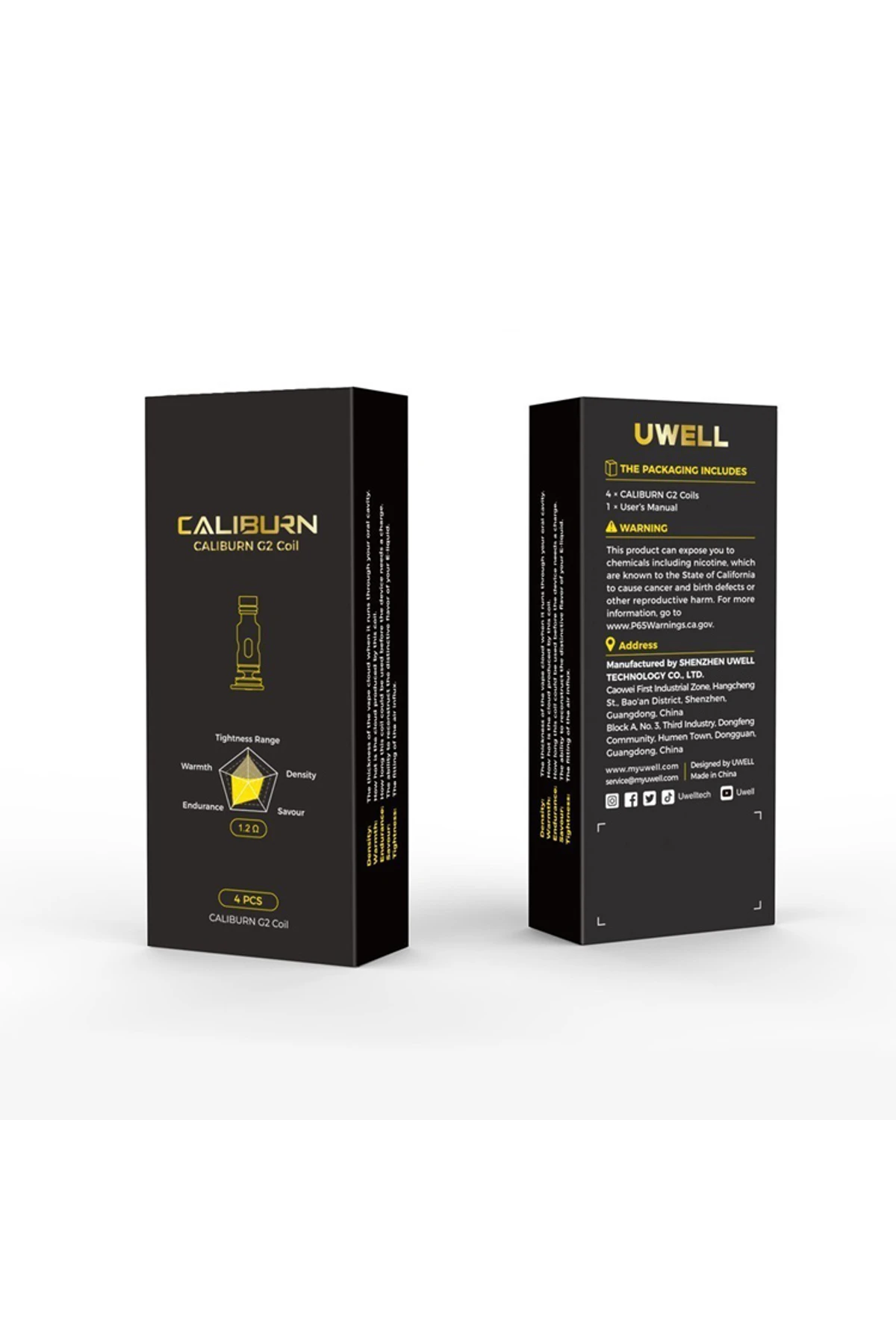 Uwell Caliburn G2 Yedek Coil (4 Adet)