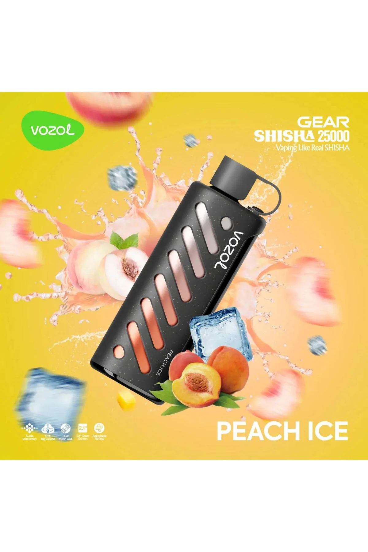 VOZOL GEAR 25000 Peach ice