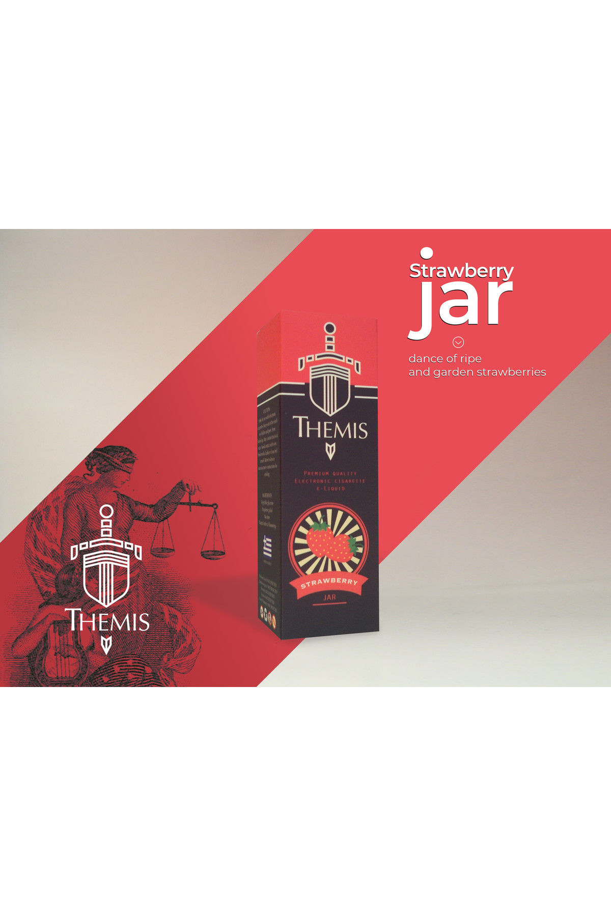 Themis Premium e-Liquid - Strawberry Jar Elektronik Sigara Likiti (30 ml)