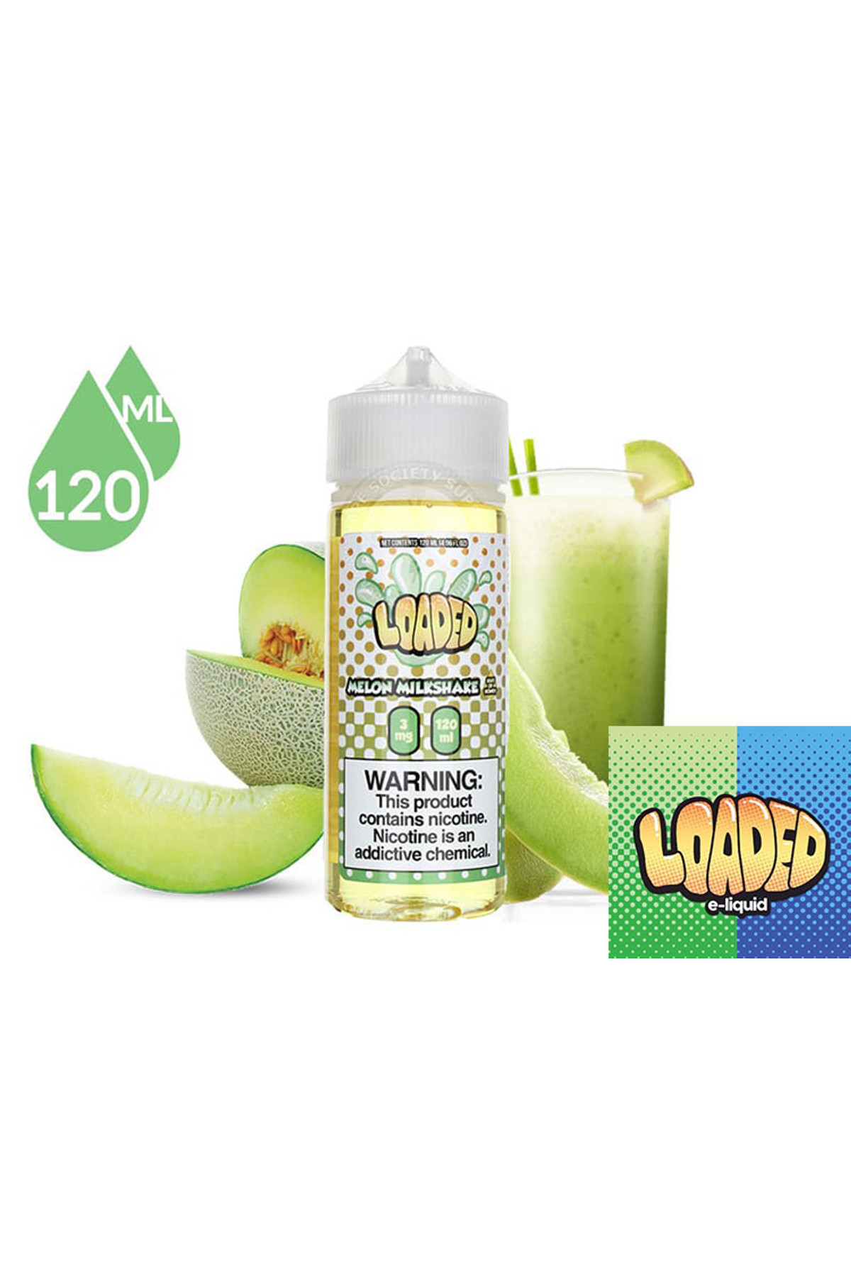 LOADED - Melon MilkShake (120ML)