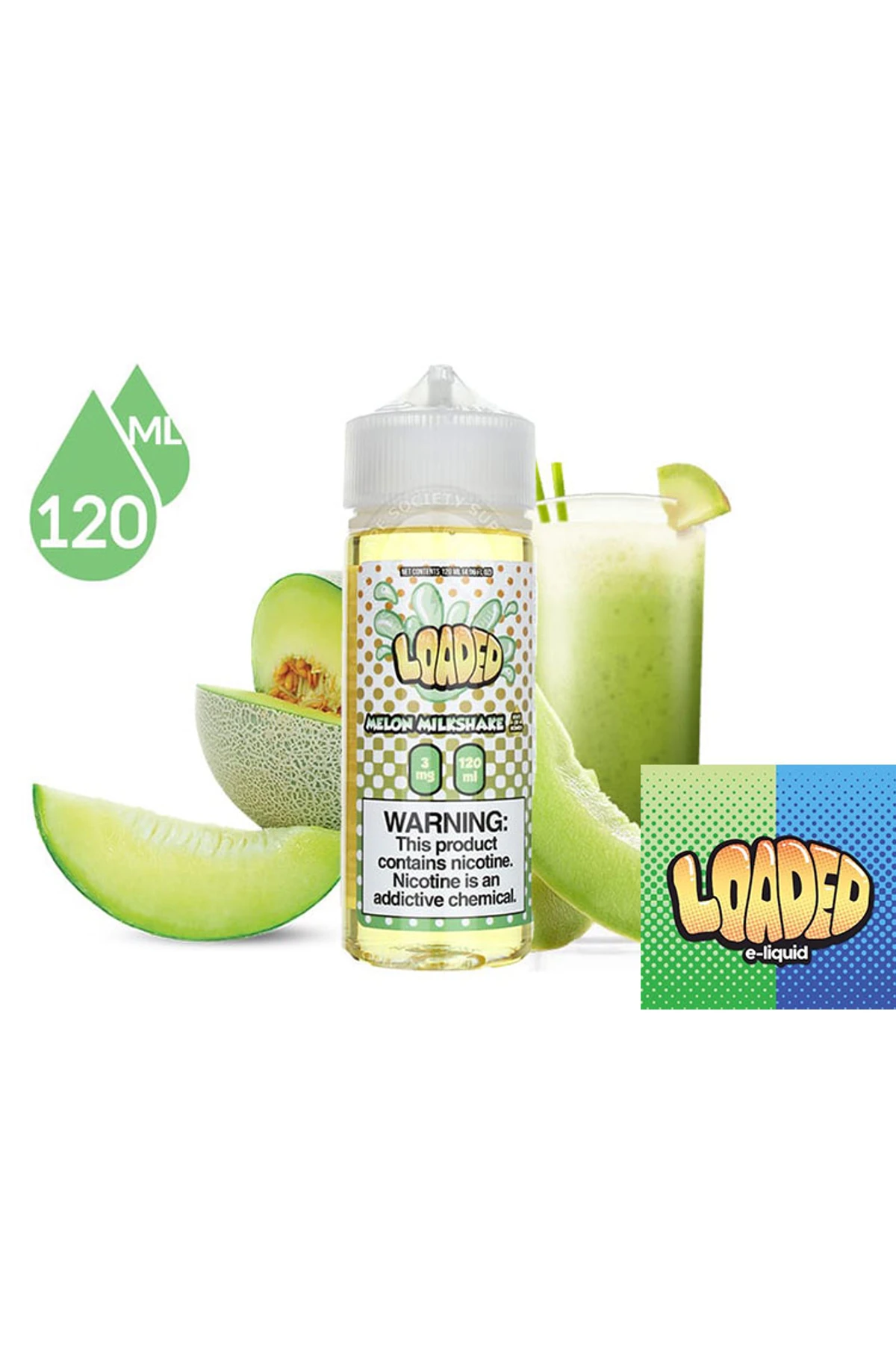 LOADED - Melon MilkShake (120ML)