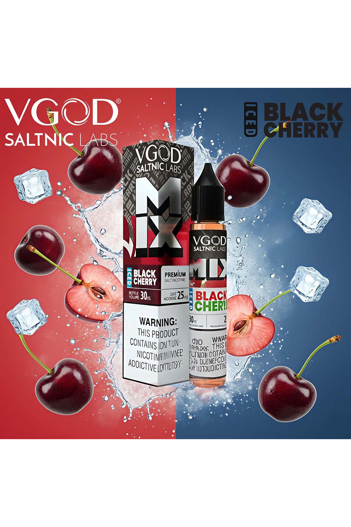 VGOD SaltNic - Black Cherry Mix Iced (30ML)