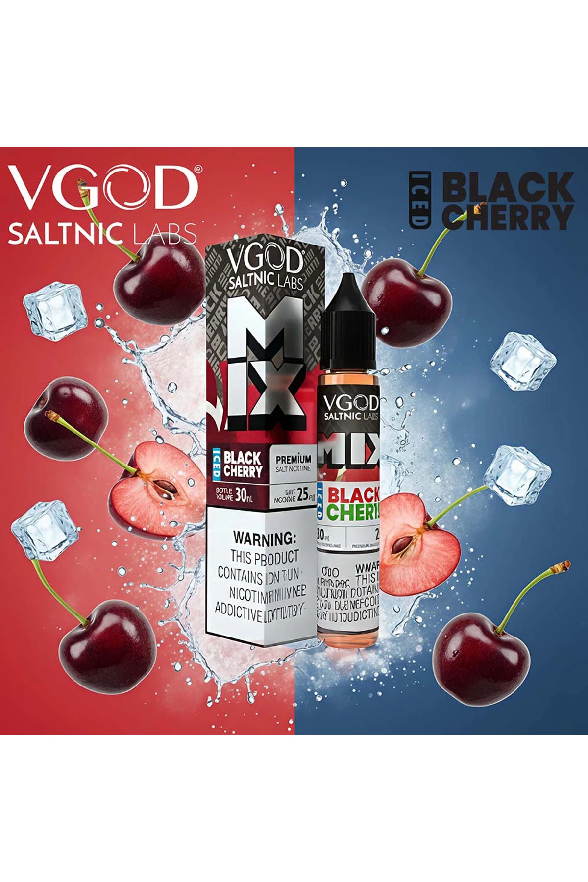 VGOD SaltNic - Black Cherry Mix Iced (30ML)