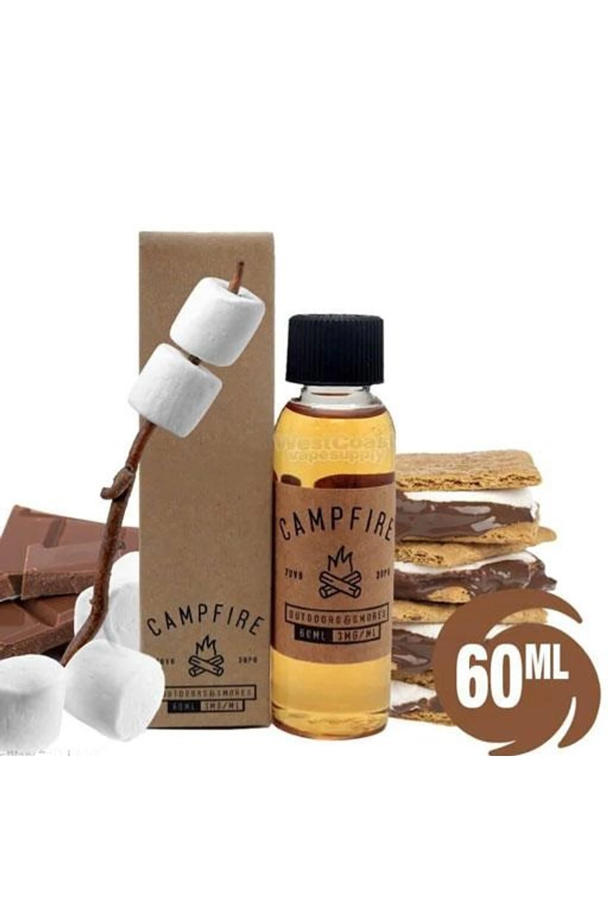 Charlie's Chalk Dust - Campfire Premium Elektronik Sigara Likiti (60 ML)