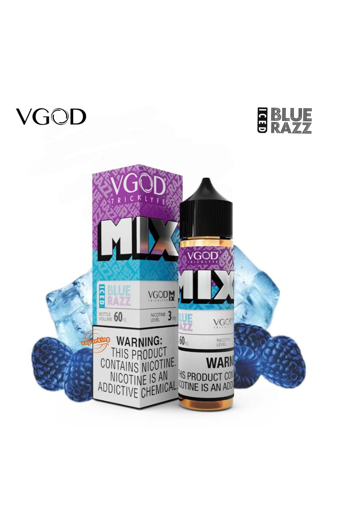 VGOD - Blue Razz Mix Iced (60ML)